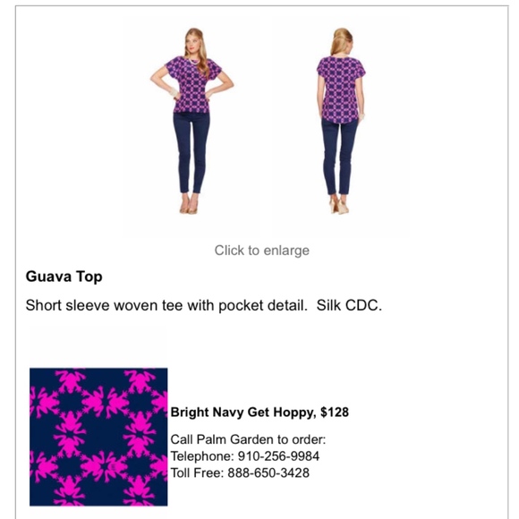 Lilly pulitzer | "get hoppy" guava silk top. - Picture 3 of 7